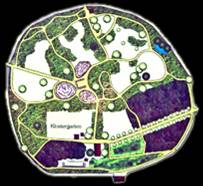Plan des Klosterparks